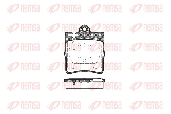 Brake Pad Set, disc brake 0709.00