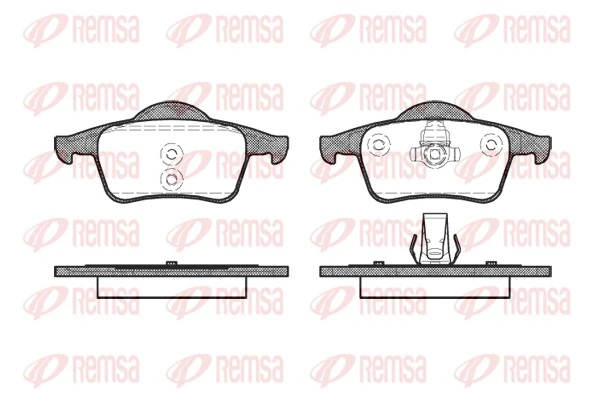 Brake Pad Set, disc brake 0714.00
