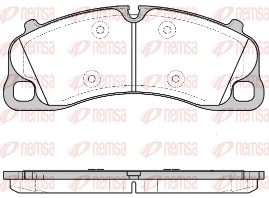 Brake Pad Set, disc brake 1597.00