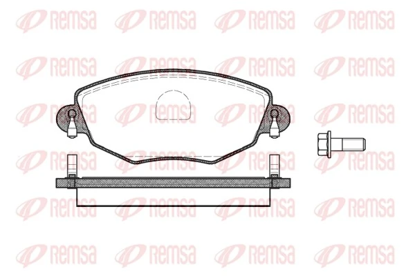 Brake Pad Set, disc brake 0776.00