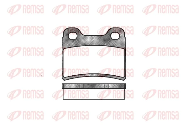 Brake Pad Set, disc brake 0417.00