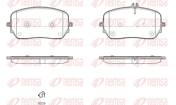 Brake Pad Set, disc brake 1879.00