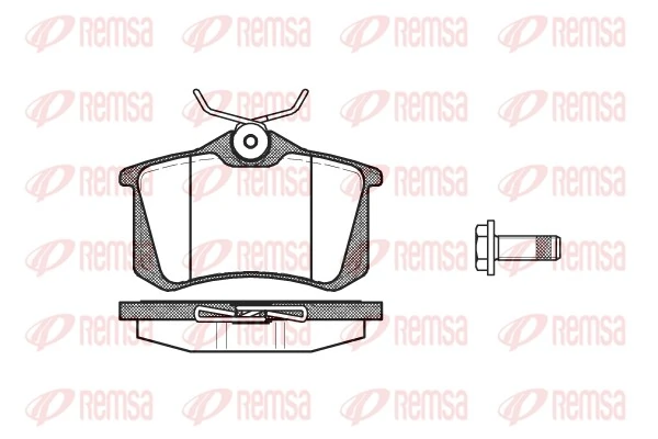 Brake Pad Set, disc brake 0263.05