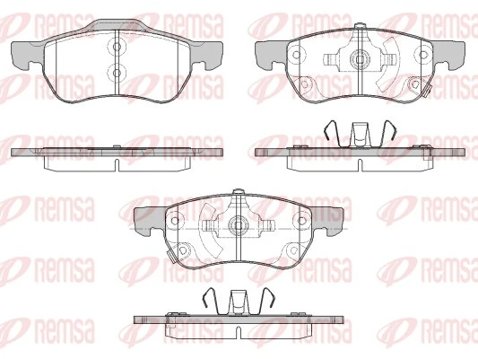 Brake Pad Set, disc brake 1693.12