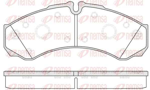 Brake Pad Set, disc brake 0651.20
