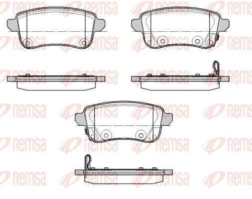 Brake Pad Set, disc brake 1387.02