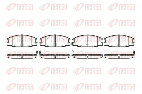 Brake Pad Set, disc brake 0238.24