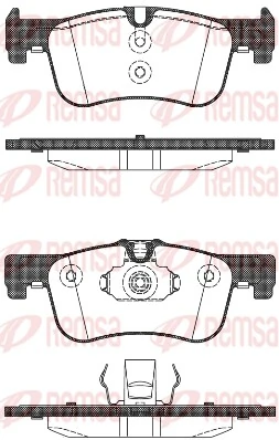 Brake Pad Set, disc brake 1478.10