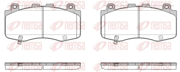 Brake Pad Set, disc brake 1970.04