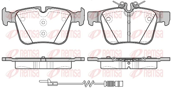 Brake Pad Set, disc brake 1516.20
