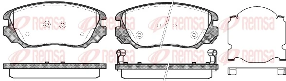 Brake Pad Set, disc brake 1385.02