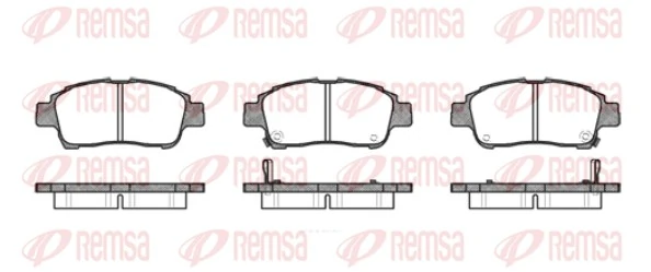Brake Pad Set, disc brake 0712.02