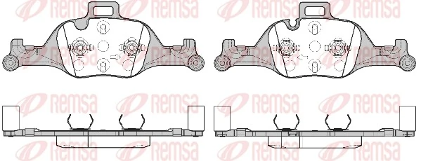 Brake Pad Set, disc brake 1740.00