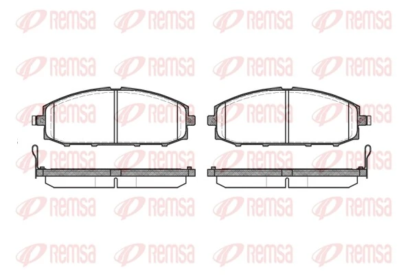 Brake Pad Set, disc brake 0711.04