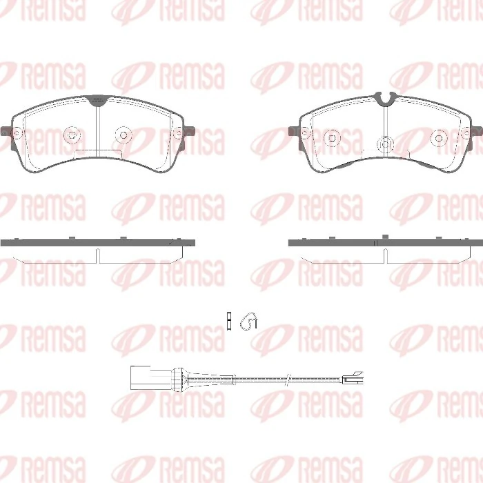 Brake Pad Set, disc brake 1941.01