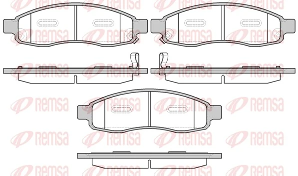 Brake Pad Set, disc brake 1094.32