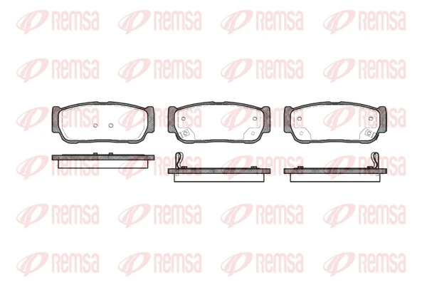 Brake Pad Set, disc brake 1063.02