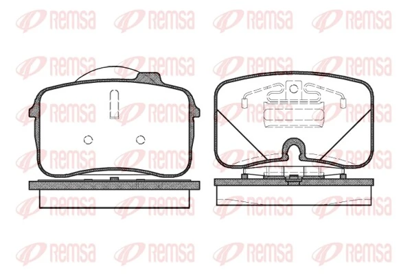 Brake Pad Set, disc brake 0328.00