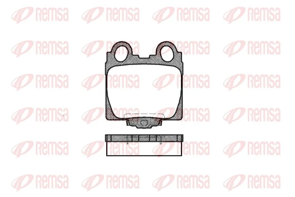 Brake Pad Set, disc brake 0743.04