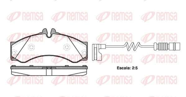 Brake Pad Set, disc brake 0614.12