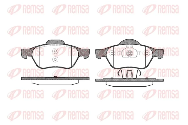 Brake Pad Set, disc brake 0962.00