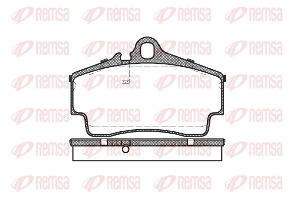 Brake Pad Set, disc brake 0654.00