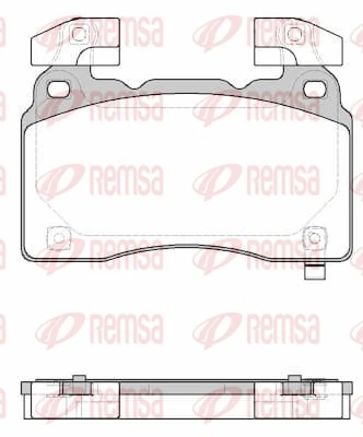 Brake Pad Set, disc brake 1438.24