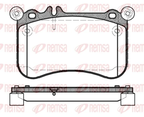 Brake Pad Set, disc brake 1465.00