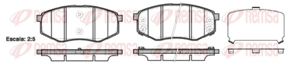 Brake Pad Set, disc brake 1426.02