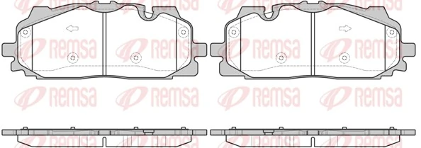 Brake Pad Set, disc brake 1667.00