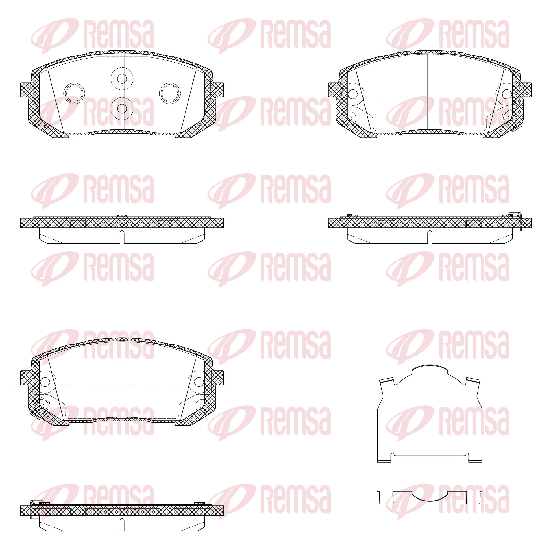 Brake Pad Set, disc brake 1998.02
