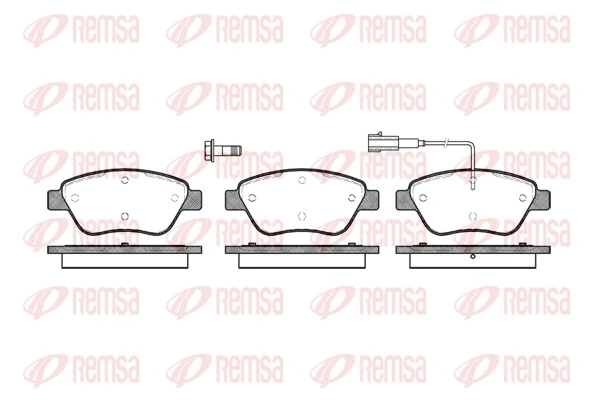 Brake Pad Set, disc brake 0858.01
