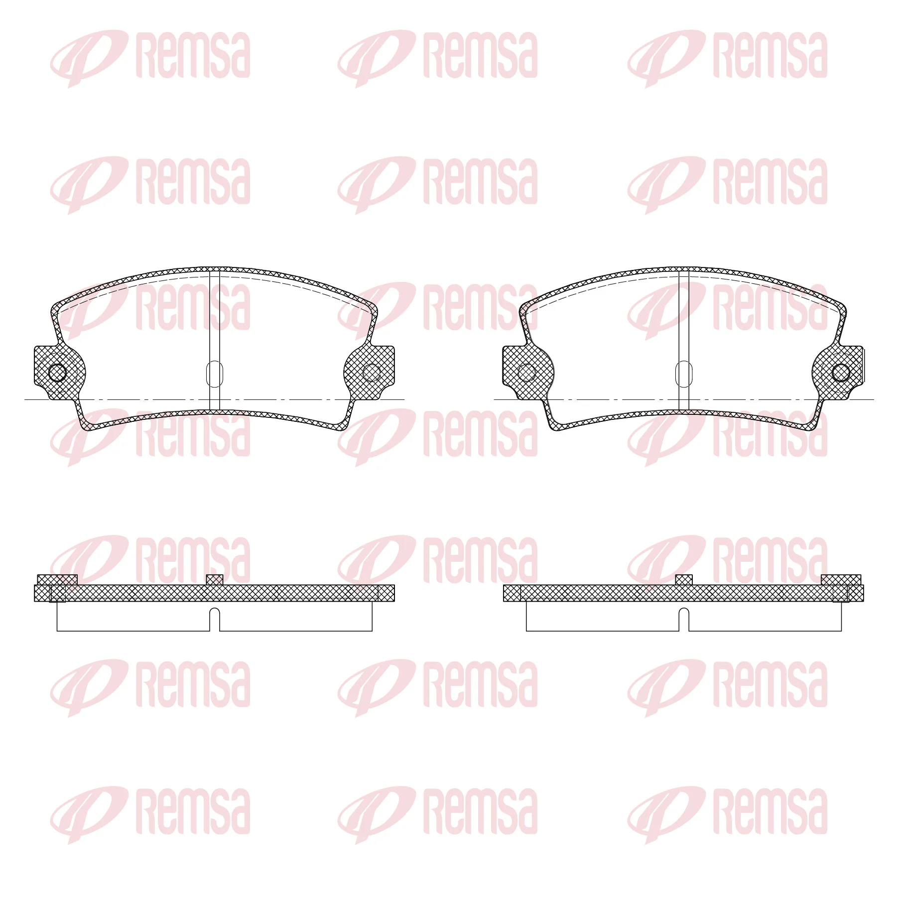 Brake Pad Set, disc brake 0021.36