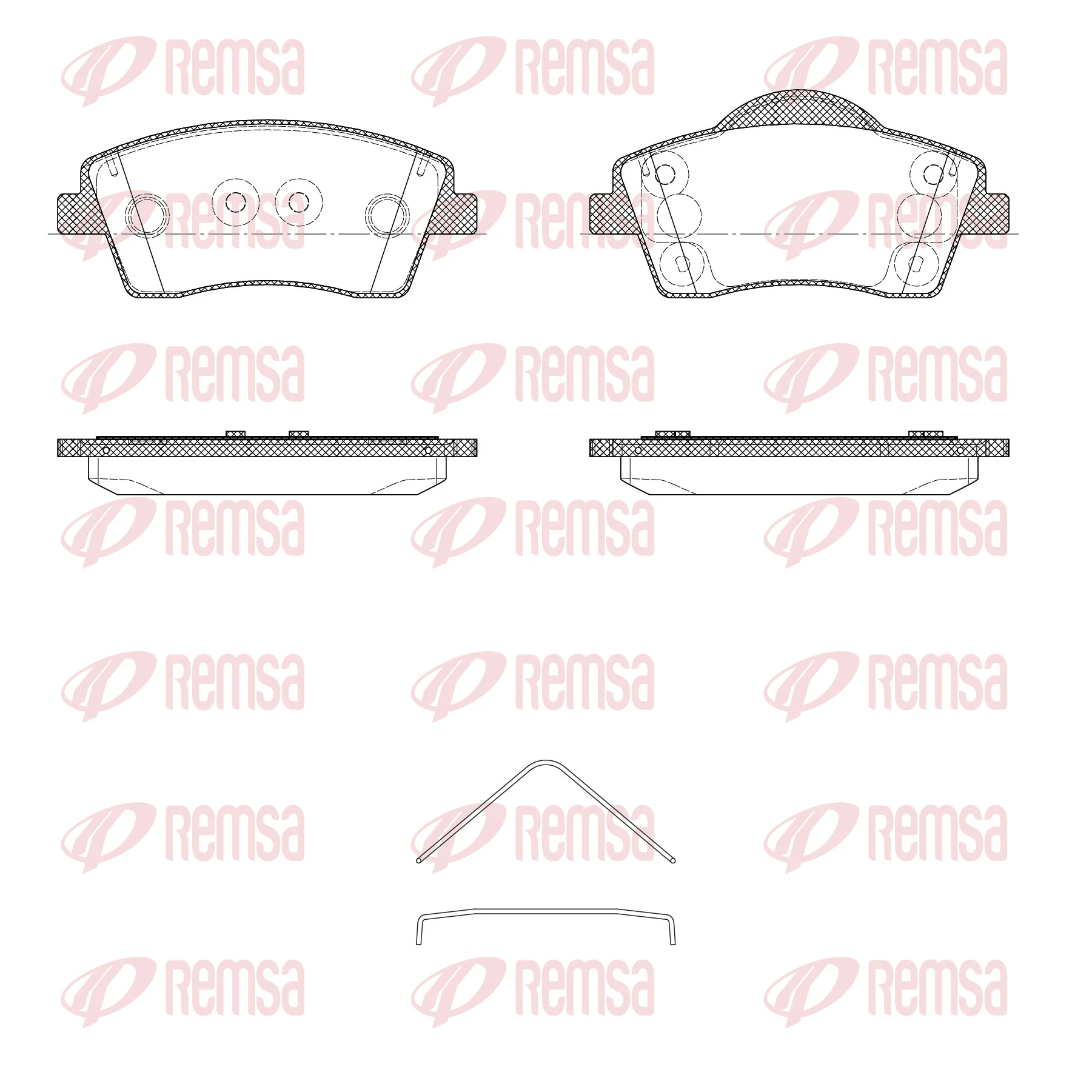 Brake Pad Set, disc brake 1818.00