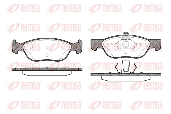 Brake Pad Set, disc brake 0587.00