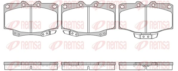 Brake Pad Set, disc brake 0430.04