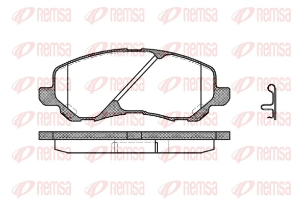 Brake Pad Set, disc brake 0804.02