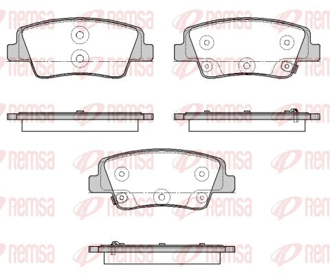 Brake Pad Set, disc brake 1980.02