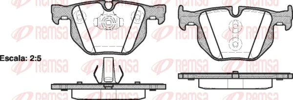 Brake Pad Set, disc brake 0381.61