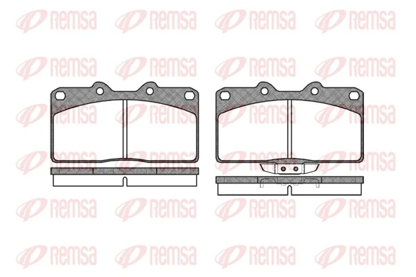 Brake Pad Set, disc brake 0355.02