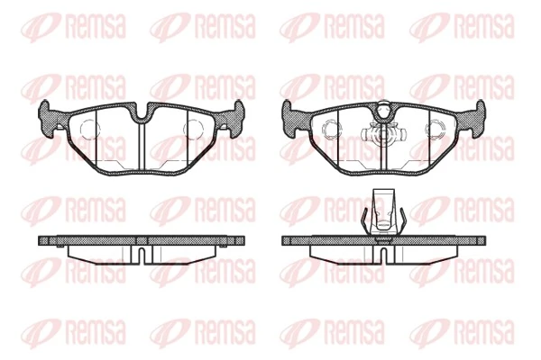 Brake Pad Set, disc brake 0265.15