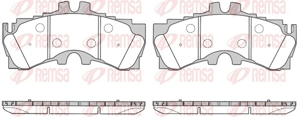 Brake Pad Set, disc brake 1789.00