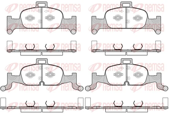 Brake Pad Set, disc brake 1691.00