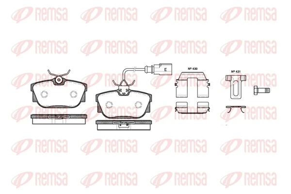 Brake Pad Set, disc brake 0767.12