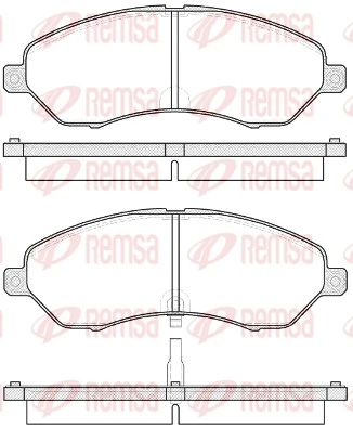 Brake Pad Set, disc brake 1529.02