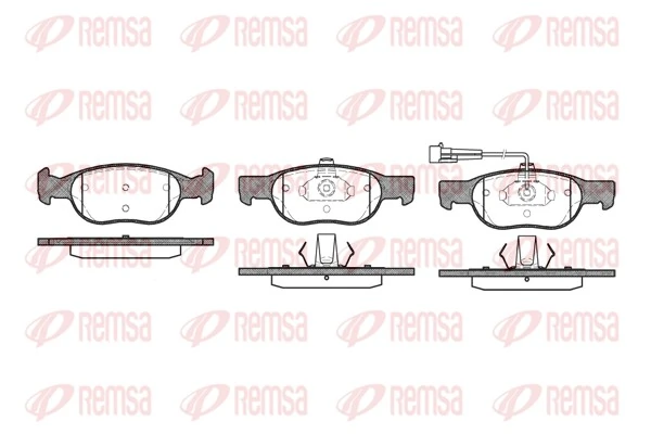 Brake Pad Set, disc brake 0588.11