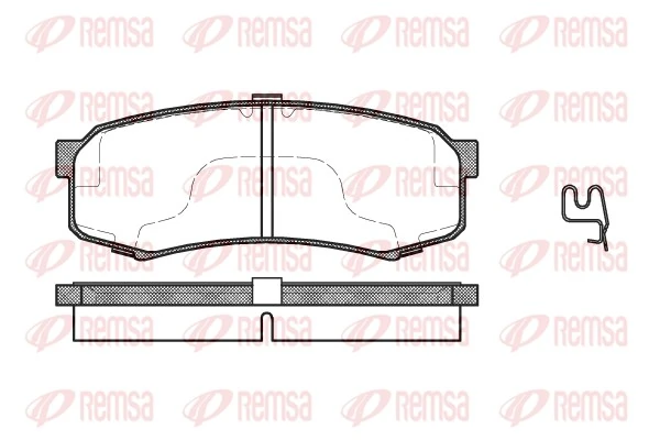 Brake Pad Set, disc brake 0413.04