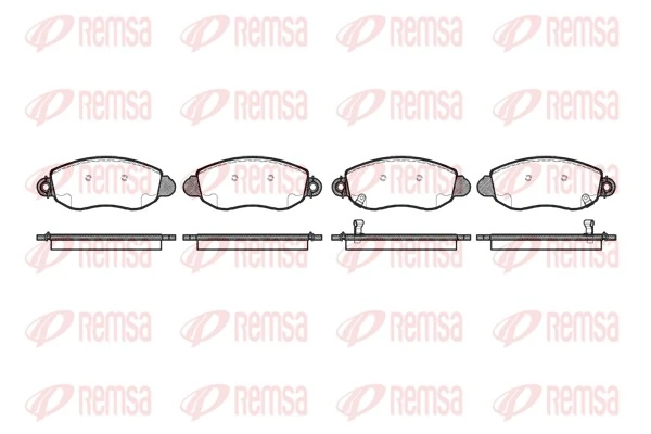 Brake Pad Set, disc brake 0772.02