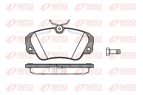 Brake Pad Set, disc brake 0382.00