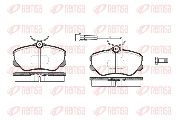 Brake Pad Set, disc brake 0303.02